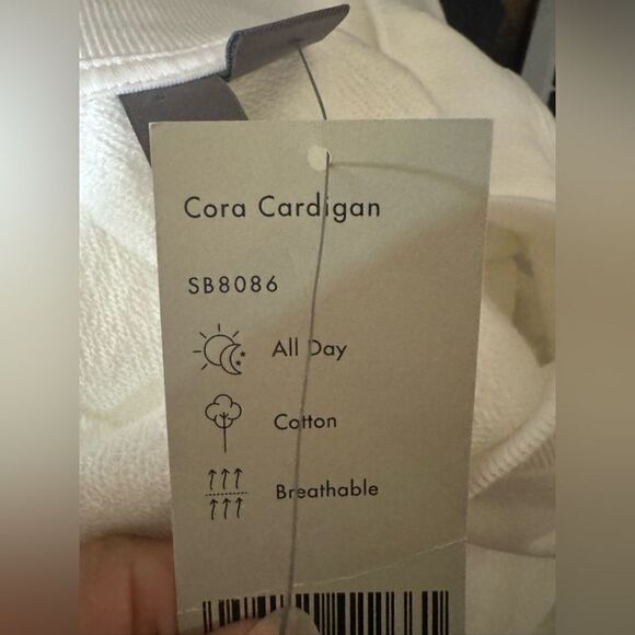 NWT Sweaty Betty Cora Longline French Terry Cardigan size 8 - Picture 5 of 11